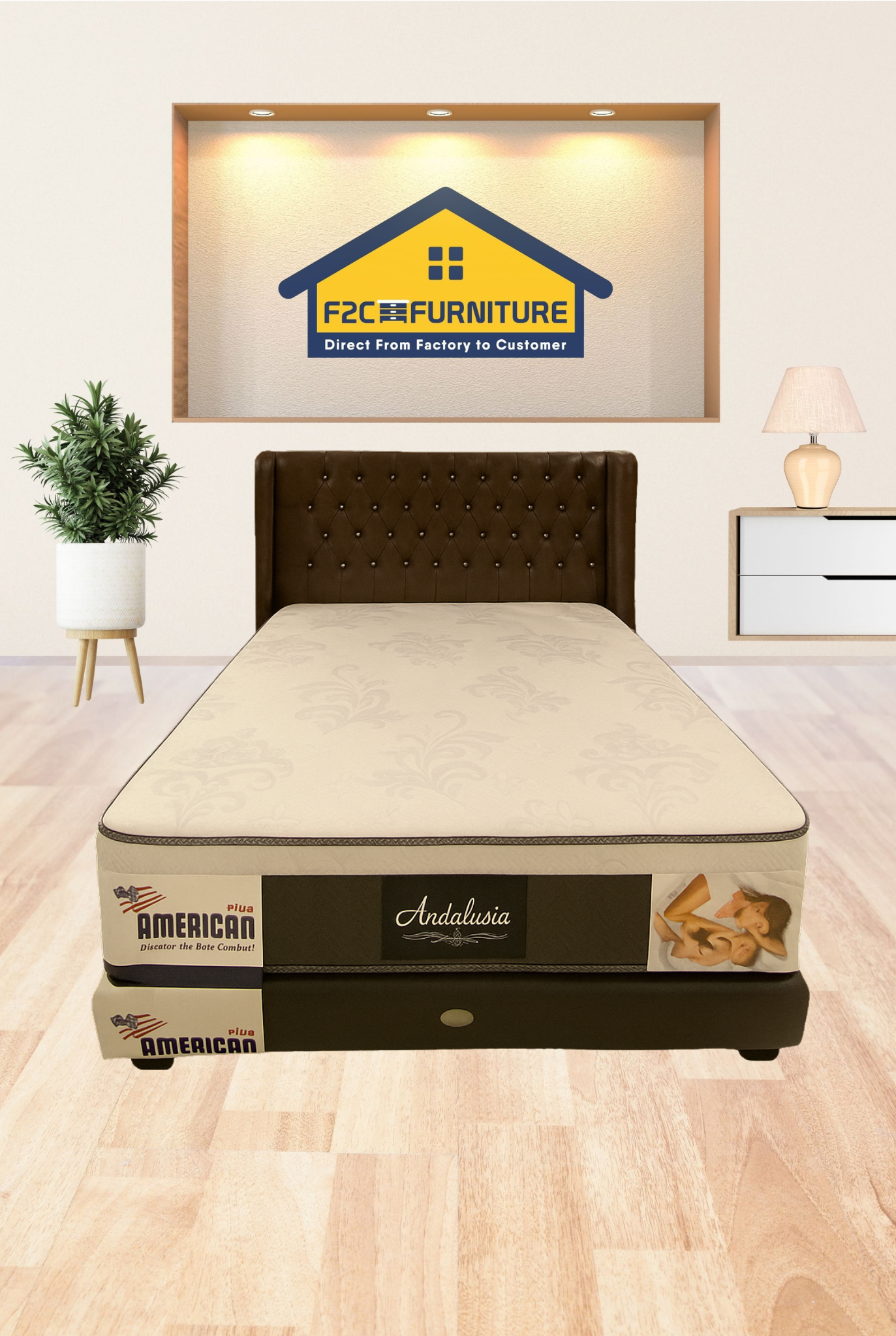 Matras American Type Andalusia Imperial Pillow Top 38cm